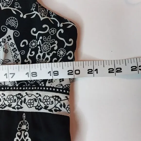 Scarlett Halter Maxi Dress Women Size 16 Black Side Zip Built In Bra Vacation - Picture 8 of 13